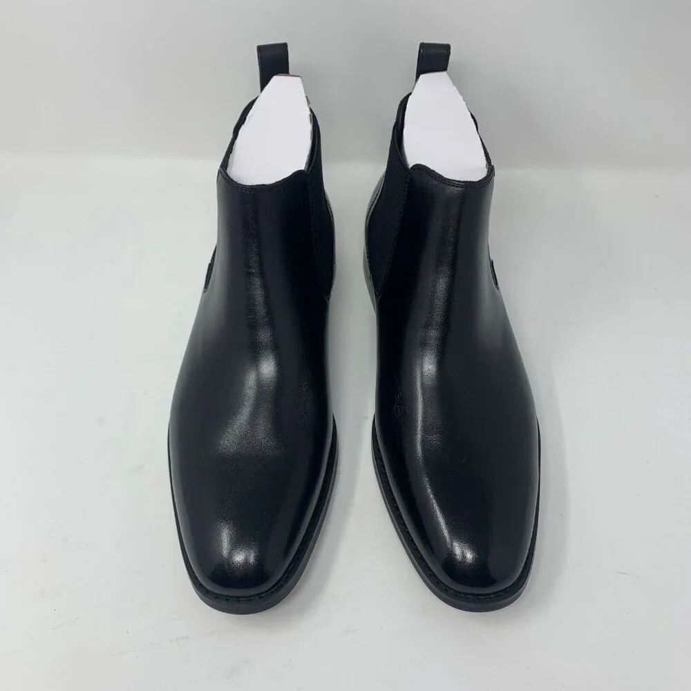 Vintage Foundry Co. Darwin VF1758 Chelsea‎ Boots Men's 11 Black Pull-on S0668